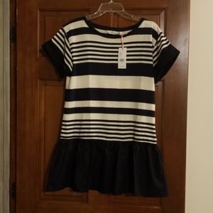 Vineyard Vines Mixed Media Deep Bay Dress